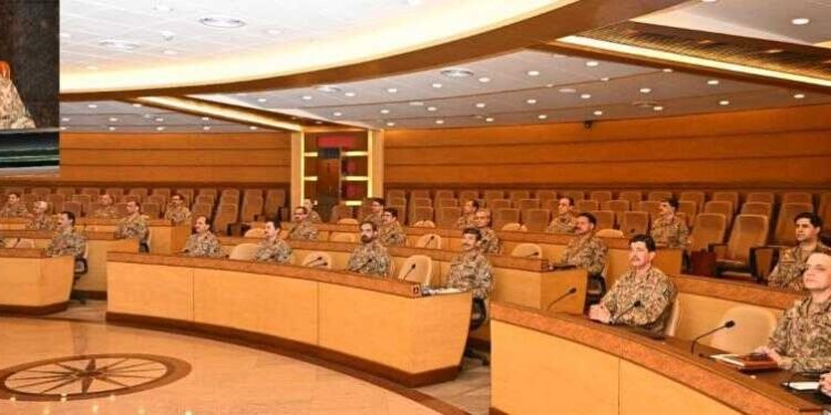 کور کمانڈرز کانفرنس میں عاصم منیر کا بھارت سپانسرڈ دہشتگردی کے خلاف کارروائیوں کا اعلان