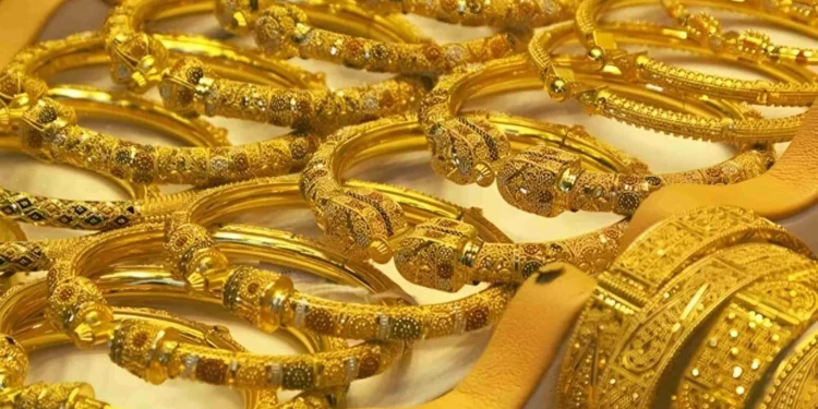 سونے کے زیورات کے ساتھ سونے کی موجودہ قیمت کی تفصیل — فی تولہ 3,57,000 روپے