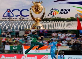 "ایشیا کپ 2025 میں پاکستان اور بھارت کے درمیان ممکنہ میچ کی تشہیری تصویر"
