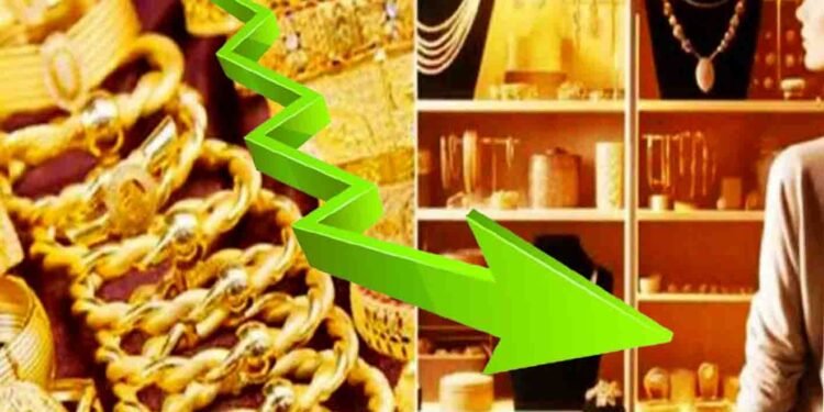 سونے کی فی تولہ قیمت میں 5900 روپے کی کمی، نئی قیمت 3 لاکھ 59 ہزار روپے