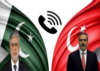 اسحاق ڈار ترک ہم منصب سے غزہ پر اسرائیلی حملوں پر بات چیت کرتے ہوئے