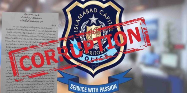 اسلام آباد پولیس میں کرپشن کا انکشاف، اے ایس آئی کی جانب سے محرر کے خلاف شکایت