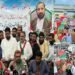 پی ٹی آئی کارکن خیبرپختونخوا میں سینیٹ انتخابات کے خلاف احتجاج کرتے ہوئے