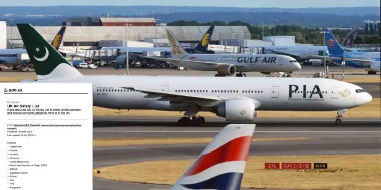 پی آئی اے کی پرواز برطانیہ کے لیے روانہ ہو رہی ہے – ایئر سیفٹی لسٹ سے پاکستان کا اخراج