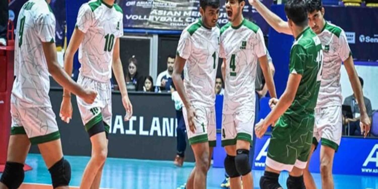 پاکستان انڈر-16 والی بال ٹیم ایران کو شکست دے کر پانچویں فتح سمیٹتے ہوئے