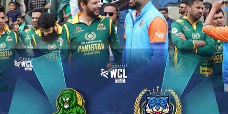 ورلڈ چیمپئن شپ آف لیجنڈز 2025 پاک بھارت سیمی فائنل