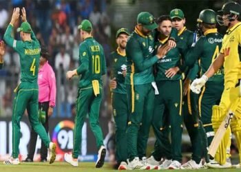 جنوبی افریقہ کیشو مہاراج بولنگ سے آسٹریلیا کو شکست