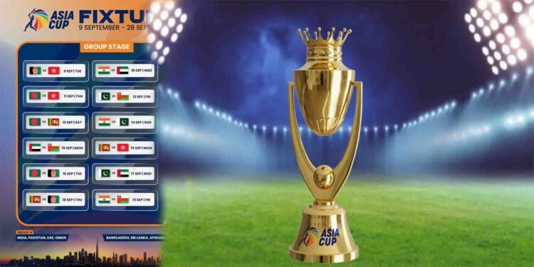 ایشیا کپ میچز کے اوقات کار میں تبدیلی کا اعلان