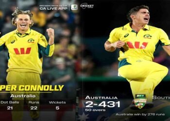 آسٹریلیا کی شاندار جیت مگر سیریز جنوبی افریقہ کے نام – تیسرے ون ڈے کا تاریخی لمحہ