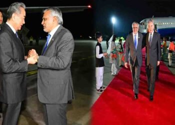 چینی وزیر خارجہ وانگ ژی تین روزہ سرکاری دورے پر اسلام آباد پہنچ گئے
