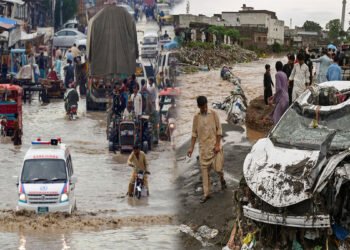 پاکستان میں بارشوں کے نئے سلسلے کے بعد دریاؤں کی سطح بلند اور سیلابی صورتحال