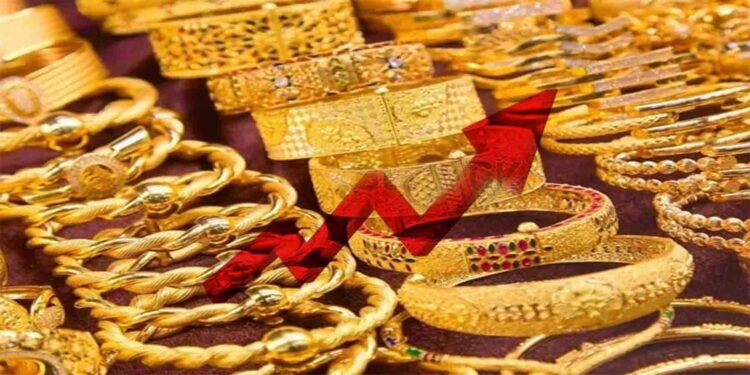 پاکستان میں سونے کی فی تولہ قیمت میں اضافہ 2025