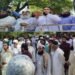 اسلام آباد میں مسجدِ مدنی کے انہدام پر ہونے والے احتجاج کا منظر