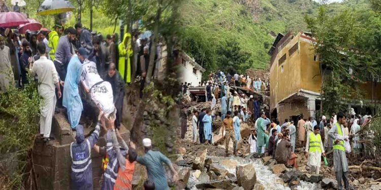 خیبرپختونخوا میں سیلابی ریلوں سے تباہی، اموات 406 تک پہنچ گئیں، ہزاروں گھر متاثر