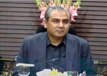 محسن نقوی پریس کانفرنس کے دوران بھارت سے کرکٹ تعلقات پر گفتگو کرتے ہوئے