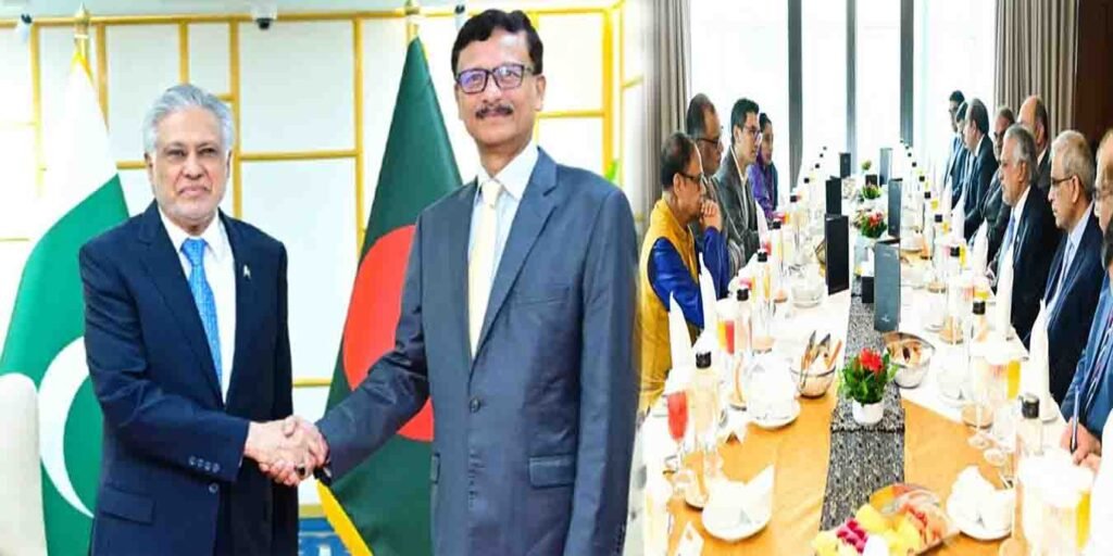 اسحاق ڈار کی بنگہ دیش کے مشیر خارجہ سے ملاقات باہمی تعلقات مضبوط