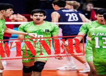 پاکستان نے انڈر 19 والی بال چیمپئن شپ میں امریکا کو شکست دی