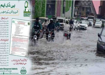 پی ڈی ایم اے پنجاب مون سون آٹھواں اسپیل الرٹ اور دریاؤں میں طغیانی کا خدشہ"