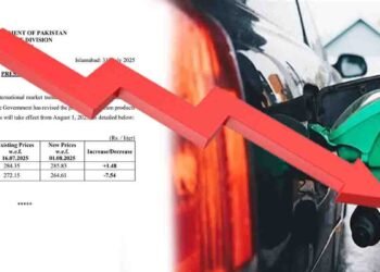 پیٹرول کی نئی قیمت کا نوٹیفکیشن 2025