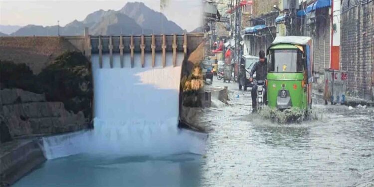 پنجاب اور خیبرپختونخوا بارشیں اور ڈیموں میں پانی کی سطح بلند
