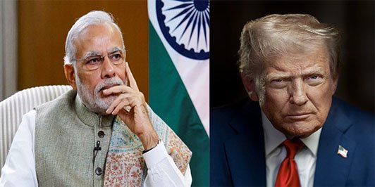 امریکی صدر ڈونلڈ ٹرمپ بھارت سے تجارتی مذاکرات سے انکار کرتے ہوئے