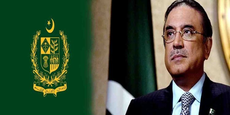 صدر مملکت آصف علی زرداری عالمی یومِ امن پر خطاب کرتے ہوئے