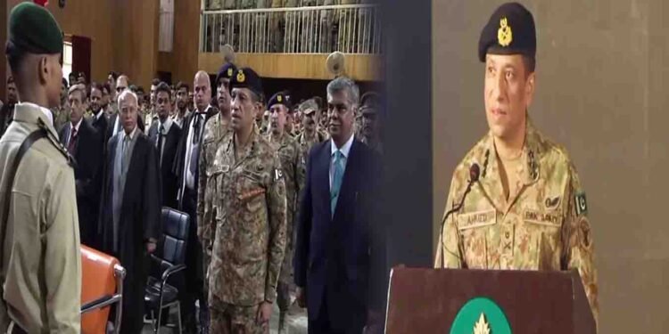 ڈی جی آئی ایس پی آر پلندری کالج دورے پر طلباء سے خطاب کرتے ہوئے