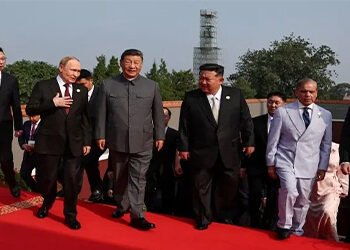 چین کی فوجی پریڈ میں ایشیا کے مضبوط رہنماؤں کی شرکت