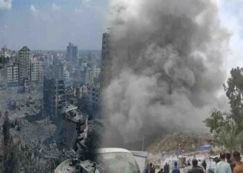 غزہ پر اسرائیلی بمباری سے مسجد، اسپتال اور رہائشی عمارتیں تباہ، 83 فلسطینی شہید