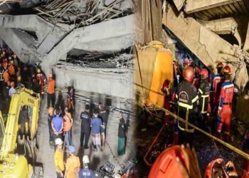 انڈونیشیا اسکول عمارت حادثہ میں ملبے تلے دبے طلباء کو ریسکیو اہلکار نکال رہے ہیں