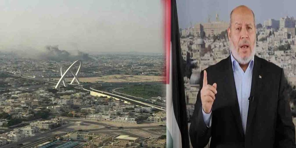 اسرائیل کا دوحا میں حملہ، دھماکے کے بعد متاثرہ علاقے کا منظر