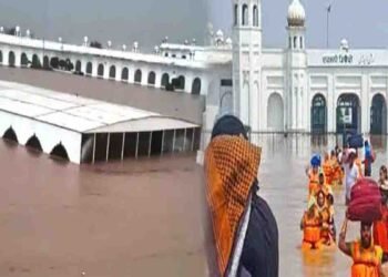 پاک فوج کا سیلاب سے متاثرہ دربار صاحب کرتارپور میں بحالی کا کام جاری