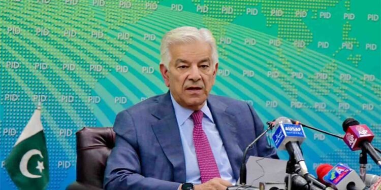 وزیر دفاع خواجہ آصف غزہ اور فلسطین کے حوالے سے بیان دیتے ہوئے