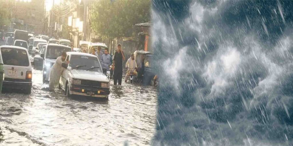 مانسہرہ میں موسلادھار بارش اور سیلابی ریلہ – ندی نالوں میں طغیانی