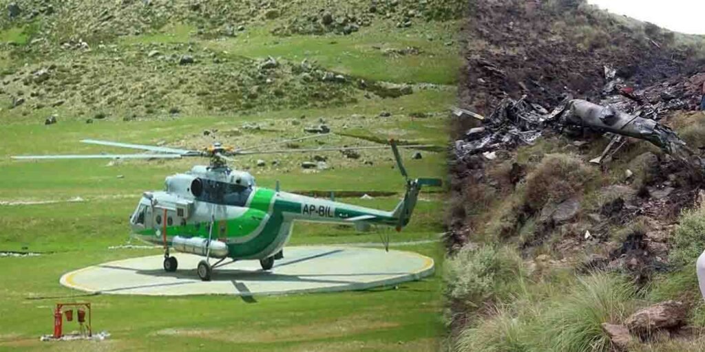 پاک فوج کا ایم آئی 17 ہیلی کاپٹر گر کر تباہ،پائلٹس اورعملےسمیت5اہلکارشہید