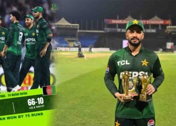 پاکستان بمقابلہ افغانستان: سہ ملکی ٹی ٹوئنٹی فائنل میں پاکستان نے افغانستان کو شکست دے دی