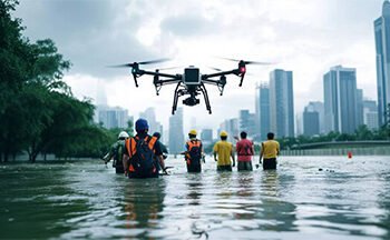 پنجاب حکومت کا سیلاب متاثرین کے لیے ائیر لفٹ ڈرون