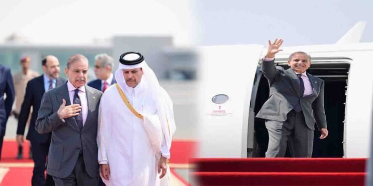 وزیراعظم شہباز شریف قطر دورہ عرب اسلامی سربراہی کانفرنس میں شرکت