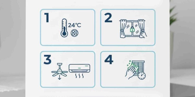 ایئر کنڈیشنر میں بجلی بچانے کے طریقے