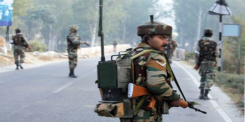 مقبوضہ جموں و کشمیر میں بھارتی فوج کا دہشت گردوں کے خلاف سرچ آپریشن