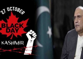 صدر آصف علی زرداری یومِ سیاہ کشمیر پر پیغام دیتے ہوئے