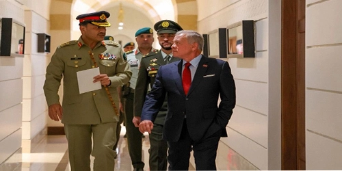 فیلڈ مارشلعاصم منیر کا اردن کا دورہ، شاہ عبداللہ دوم سے ملاقات کے دوران