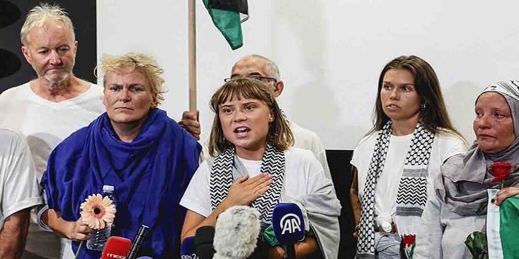 گریٹا تھنبرگ کا غزہ پر بیان — اسرائیل ایک پوری قوم کو مٹانے کی کوشش کر رہا ہے
