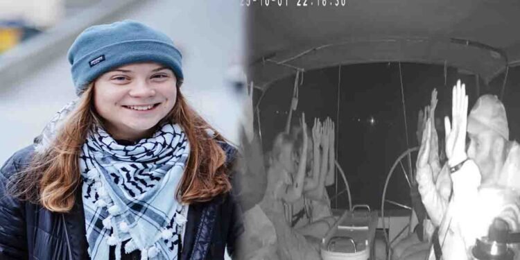 گریٹا تھنبرگ پر اسرائیلی تشدد کی خبریں — فلوٹیلا گرفتاری کے بعد غیر انسانی سلوک کا انکشاف