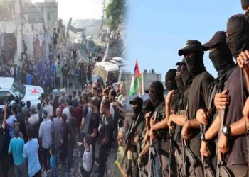 حماس غزہ جنگ بندی معاہدہ کے تحت اسرائیلی یرغمالیوں کی رہائی کا منظر