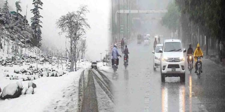 کراچی اور ملک کے مختلف شہروں میں بارش جبکہ کالام اور مالم جبہ میں پہلی برفباری کے حسین مناظر