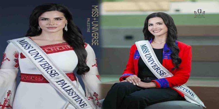 نادین ایوب فلسطین کی نمائندہ کے طور پر مس یونیورس 2025 میں شرکت کر رہی ہیں