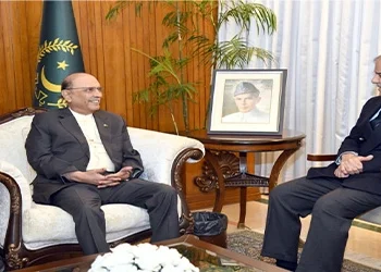 صدر آصف زرداری اور وزیر اعظم شہباز شریف کی ملاقات