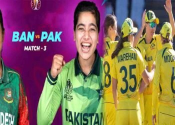 ویمنز ورلڈ کپ میں پاکستان کا بنگلہ دیش سے میچ اور آسٹریلیا کی نیوزی لینڈ پر فتح
