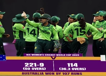 ویمنز ورلڈ کپ پاک بمقابلہ آسٹریلیا ، پاکستان کو شکست